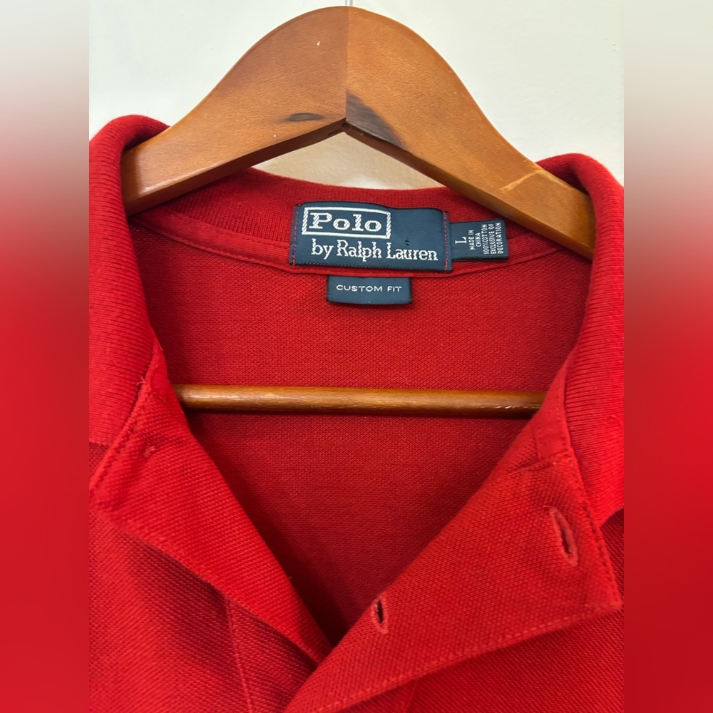Ralph Lauren Custom Fit Polo Shirt Size L - Picture 3 of 4